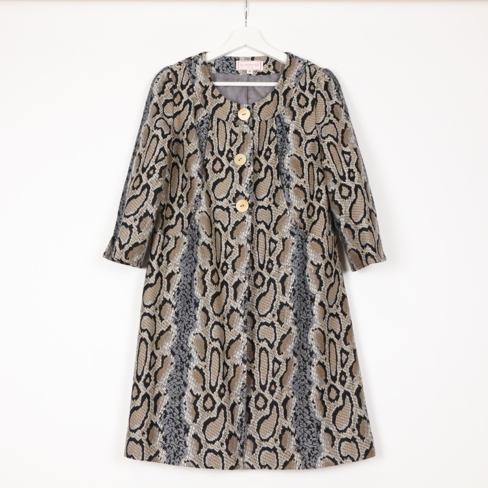 Quadrille New York Snakeskin Coat